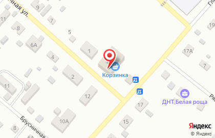 Продуктовый магазин на Главной улице на карте