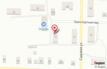 Огонёк в Транспортном переулке на карте