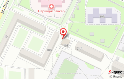Супермаркет Аксарлак на улице Дзержинского на карте
