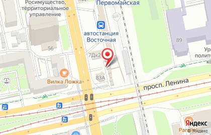 Кафе-бистро быстрого питания на карте
