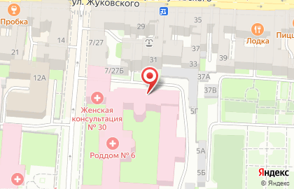Возрождение на улице Жуковского на карте