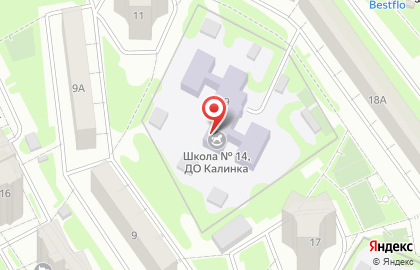 Детский сад №25, Калинка, комбинированного вида на карте