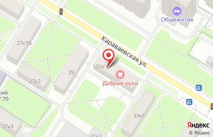 Подростково-молодежный клуб Каравелла на Караваевской улице на карте