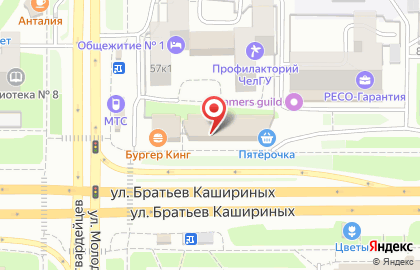 Страховая компания СберСтрахование на улице Братьев Кашириных на карте