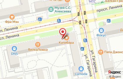 Салон мебели 100 Диванов на проспекте Ленина на карте
