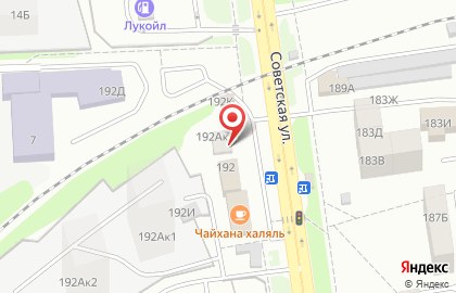 Чайхана Али-БаБа на Советской улице на карте