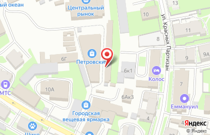 Магазин Мир вышивки на улице Воровского на карте