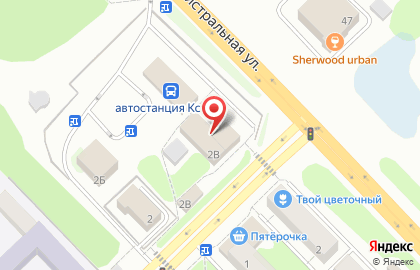 Продовольственный магазин в Нижнем Новгороде на карте