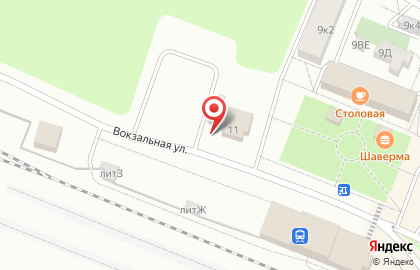 Плеяда на Вокзальной улице на карте
