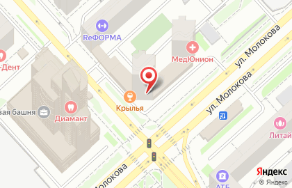 Гриль-кафе Сеньор Денёр в Советском районе на карте