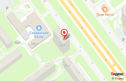 Парикмахерская на Софийской, 35 к1 на карте