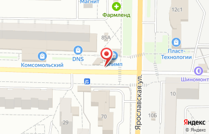 Комиссионный магазин Добрый Л в Комсомольском районе на карте