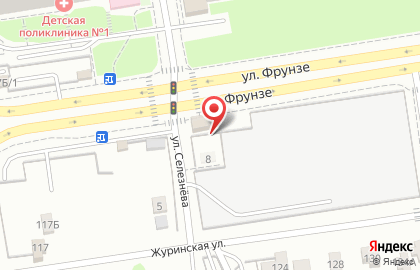 Продовольственный магазин на ул. Селезнева, 8а к1 на карте