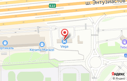 Автомойка самообслуживания Vega на карте
