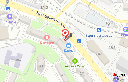 Микрокредитная компания Центрофинанс в Первореченском районе на карте