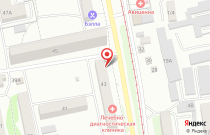 Парикмахерская Марсель в Барнауле на карте
