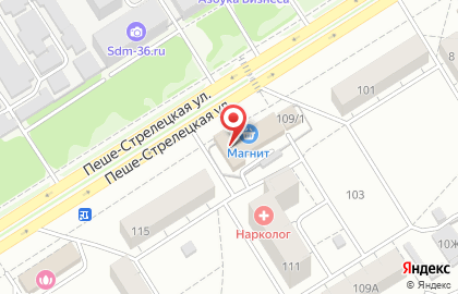 Sonberry на Пеше-Стрелецкой улице на карте
