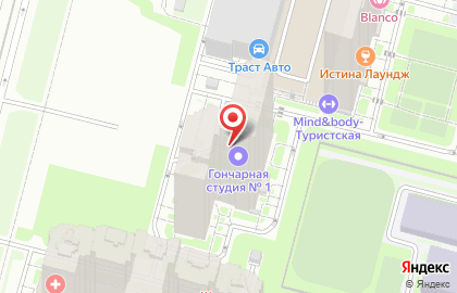 Кафе #Smile на Туристской улице на карте