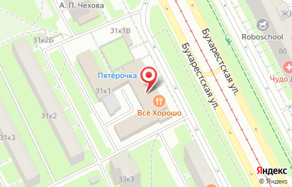 Мустанг на Бухарестской улице на карте