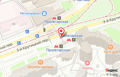 Киоск печатной продукции АМО-Пресс в 3-м Крутицком переулке на карте