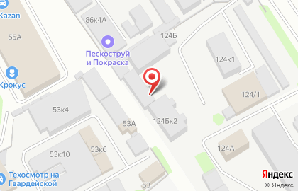 Автомастерская ТатКардан на 1-ой Владимирской улице на карте