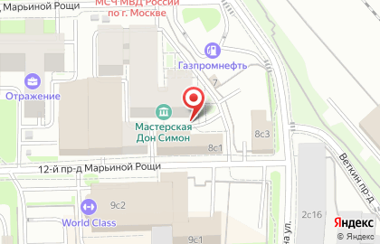 Турбос на Алексеевской на карте
