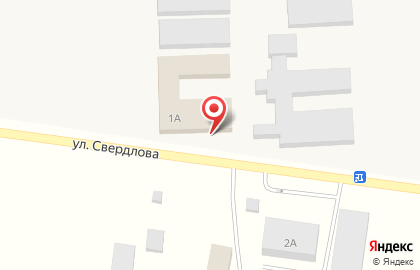 Киоск по продаже овощей в переулке Свердлова на карте