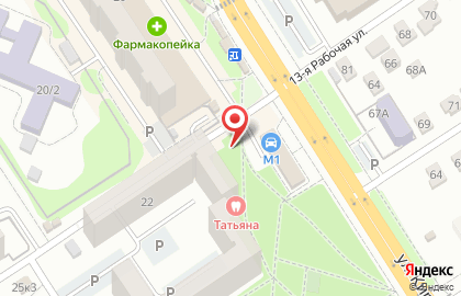 Магазин фруктов и овощей в Октябрьском районе на карте