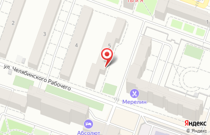 Магазин-закусочная Тапико на улице Челябинского Рабочего на карте