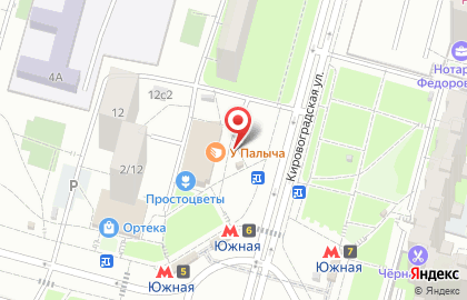 Продуктовый магазин в Москве на карте