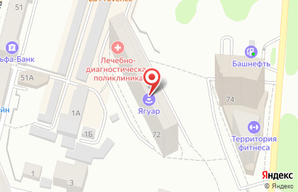 Автошкола Ягуар на Ярославской улице на карте