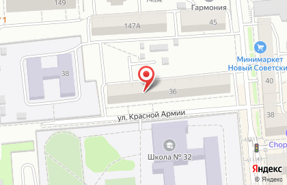 Сеть коррекционно-логопедических центров на улице Красной Армии на карте