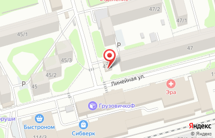 Мясная лавка Добрый мясник в Заельцовском районе на карте