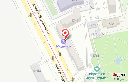 Автоматизированный пункт выдачи TelePort на проспекте Будённого на карте