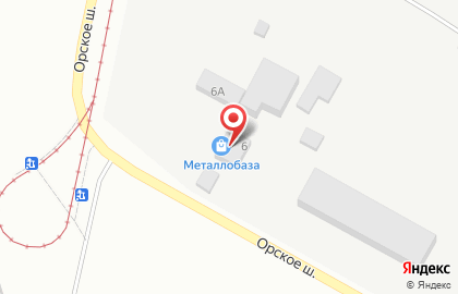 Металлцентр в Оренбурге на карте
