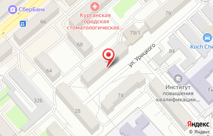 Участковый пункт полиции Отдел полиции №1, Управление МВД России по г. Кургану в Кургане на карте