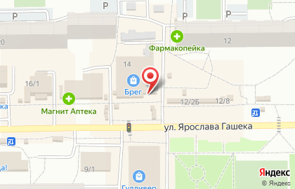 Банкомат СберБанк на улице Ярослава Гашека, 14 на карте