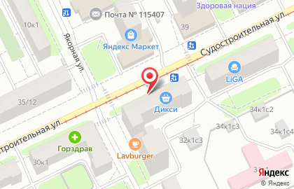Служба курьерской доставки СберЛогистика на Судостроительной улице на карте