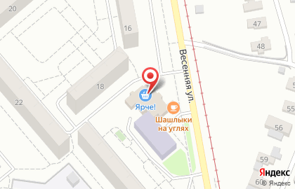 Текстиль Рум (Москва) на Весенней улице на карте