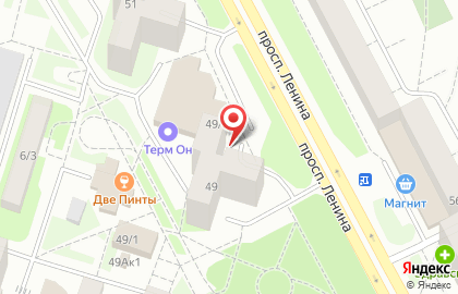 Туристическое агентство Райдо Тур на проспекте Ленина на карте