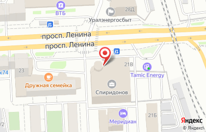 Светлый дом на проспекте Ленина на карте