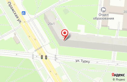 Продовольственный магазин Мята в Фрунзенском районе на карте