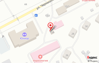 Продуктовый магазин на улице Чернышова на карте