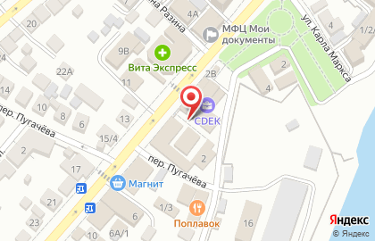 Кондитерский цех в Астрахани на карте