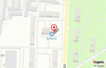 Магазин автозапчастей Exist.ru на улице Героев Труда на карте