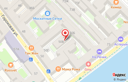 Ультро-финнколор на Гороховой улице на карте
