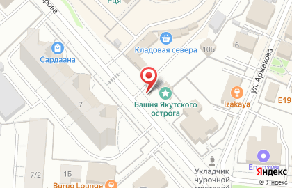 Магазин Хлебный острожек на карте