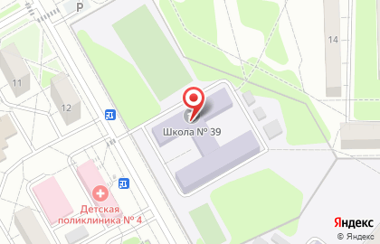 Средняя общеобразовательная школа №39, г. Ангарск на карте