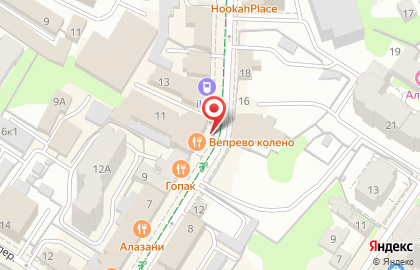 Чешский ресторан Вепрево колено на улице Федерации на карте