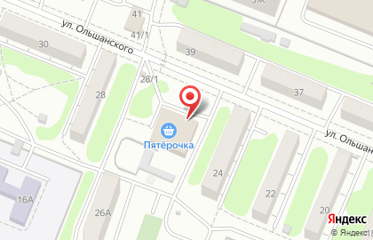 Мебельный магазин Мебель Черноземья на улице Ольшанского на карте